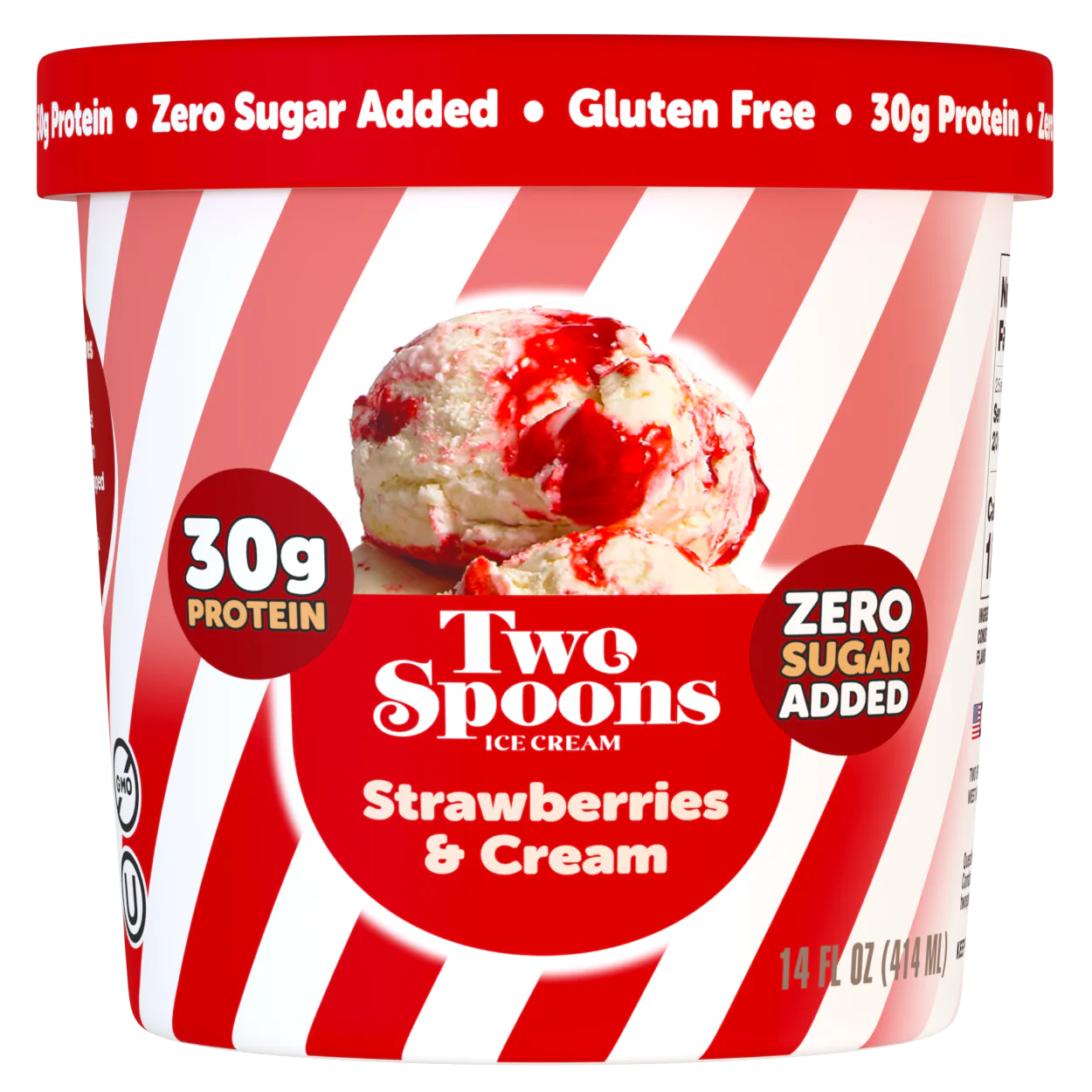 Strawberries and Cream | High-Protein Ice Cream with Zero-Added Sugar & GLP-1 Friendly - Image 3